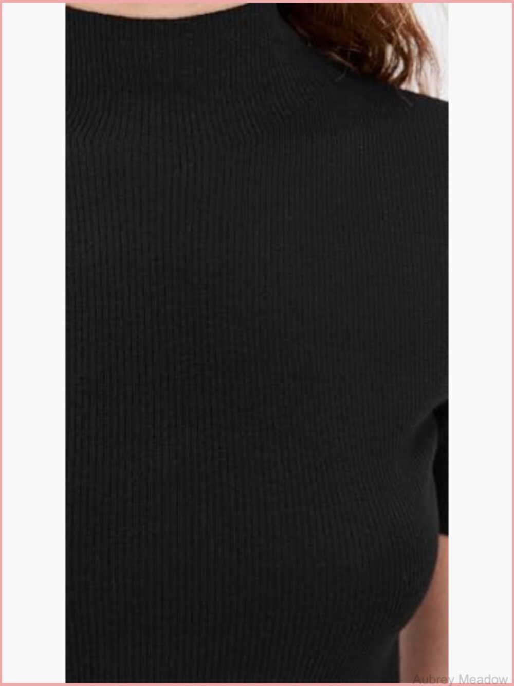 Super-stretch ribbed knit lightweight pullover - Picture 6 of 6
